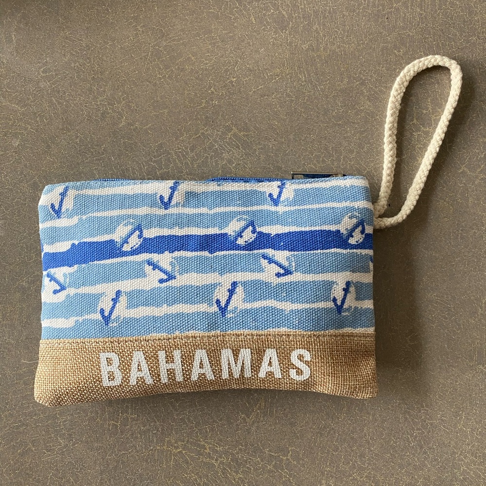 Bahamas Nautical Souvenir Pouch